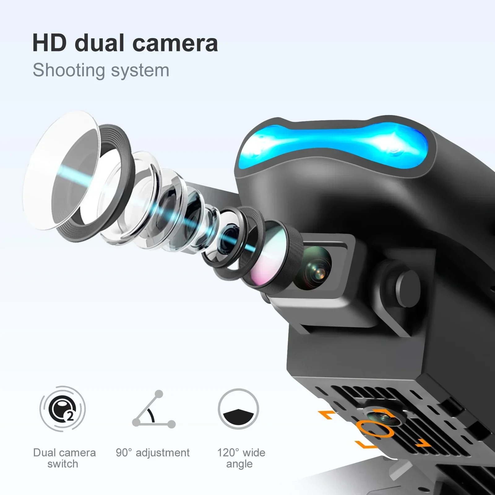 Fpv Brushless Rc Drone 4K - E99 K3 Pro 4K Drone Opvouwbare