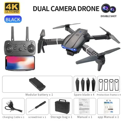 E99 K3 Pro 4K Drone Opvouwbare - Fpv Brushless Rc Drone 4K recensie en prijs