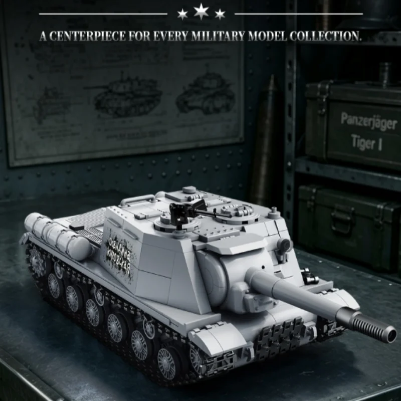 Moc ISU-152 zware aanvalstank  - Lego Compatible Military Tank recensie en prijs