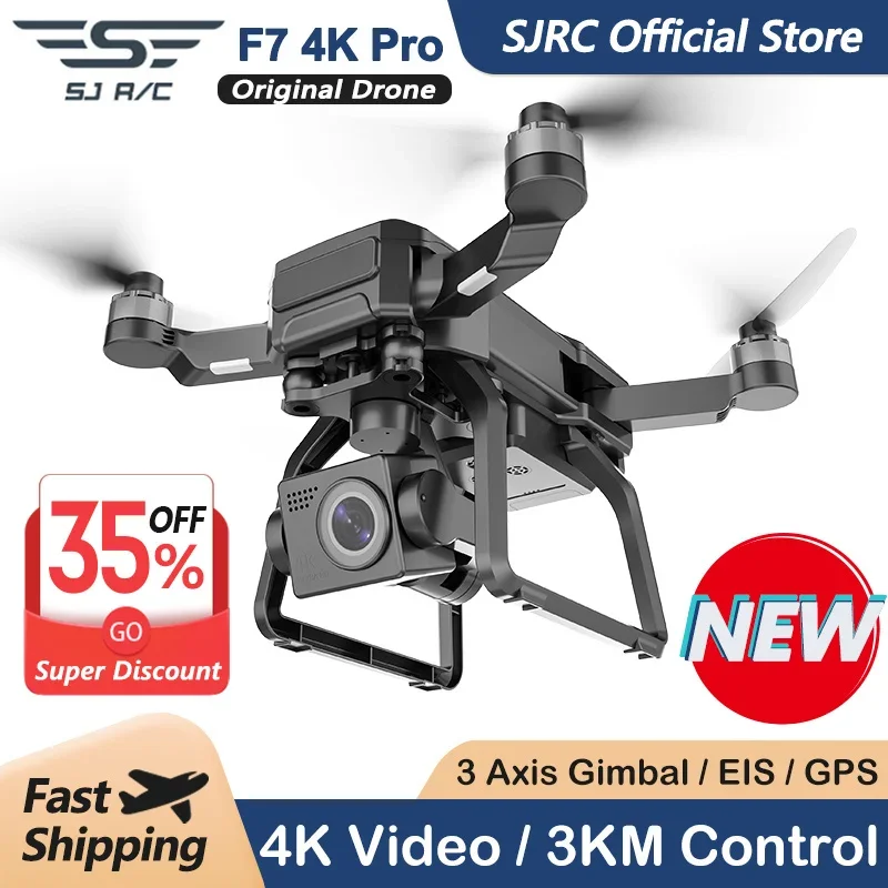 SJRC F7 4K PRO Camera Drone GP - Fpv Brushless Rc Drone 4K recensie en prijs