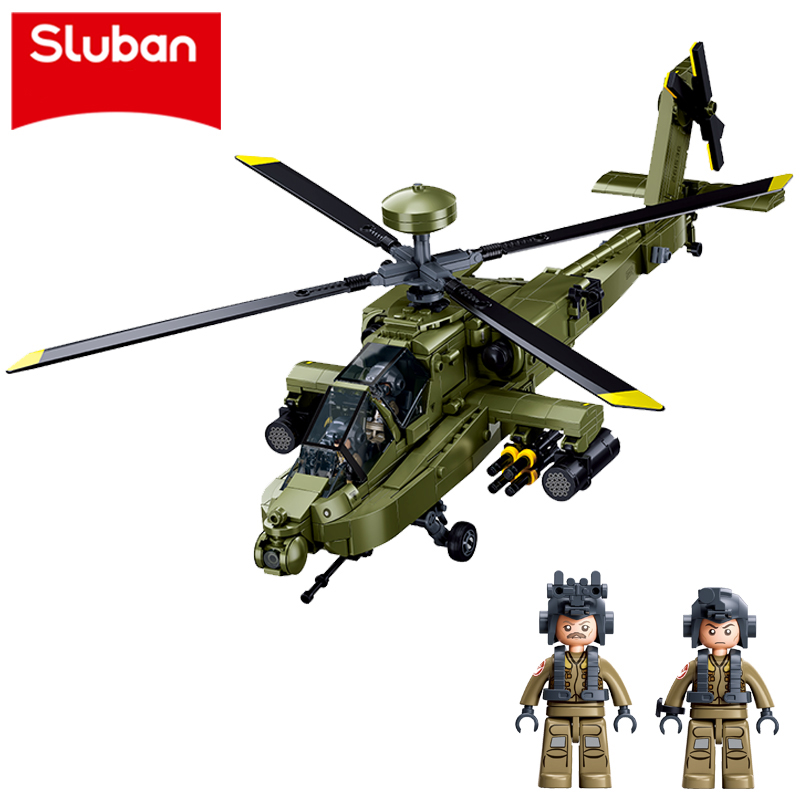Sluban M38‑B1536 Boeing AH‑64D - Lego Compatible Military Tank recensie en prijs